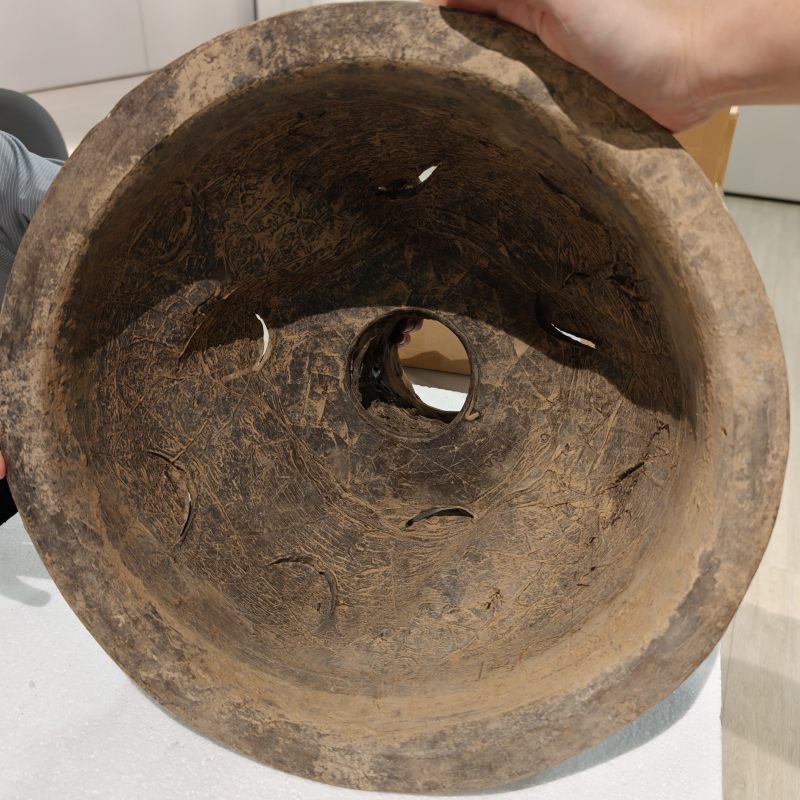 东汉 彩绘灰陶三层多枝灯 - 图208