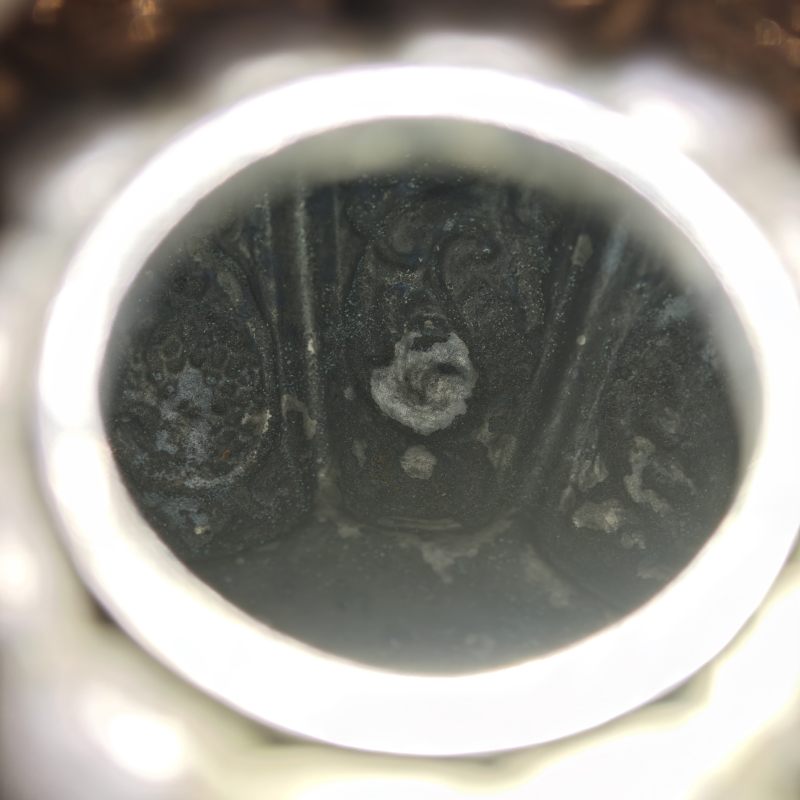 唐 银锤揲松鼠葡萄纹盖罐 - 图12