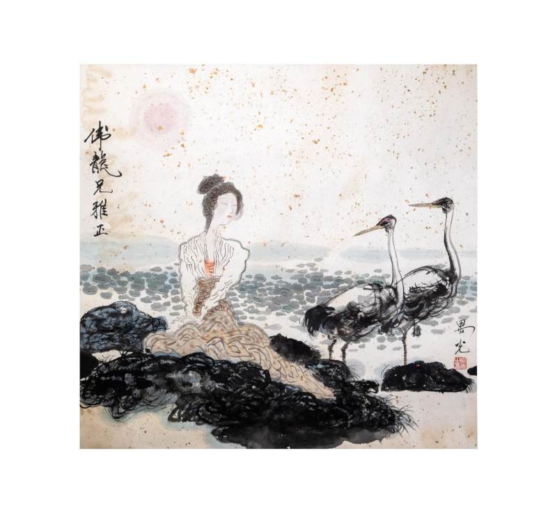   卢延光 仕女