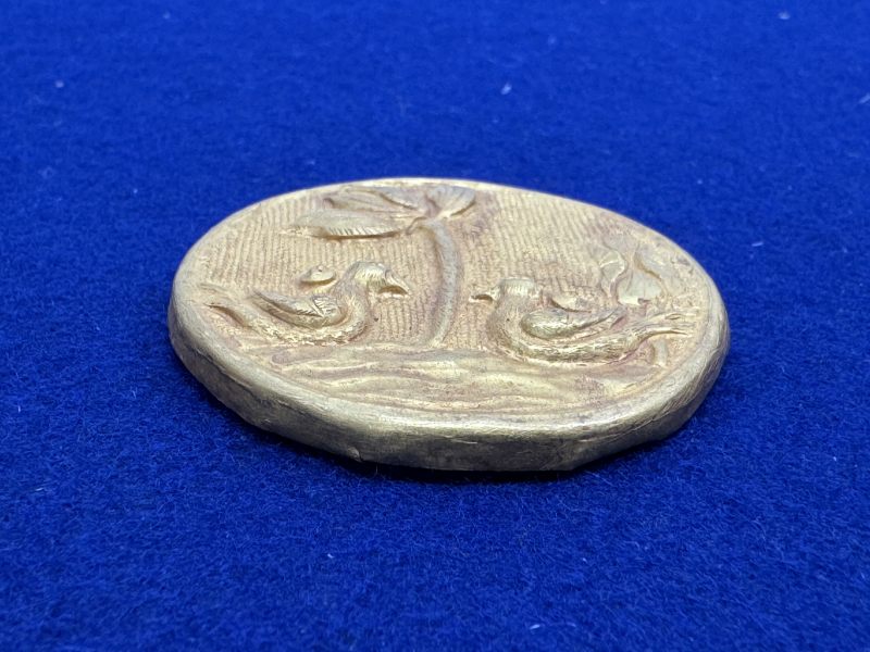 元-明 金質荷塘圖帶板一套十件 - 图28