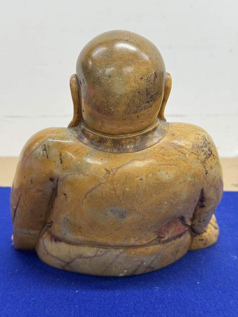 清 壽山石彌勒 - 图4