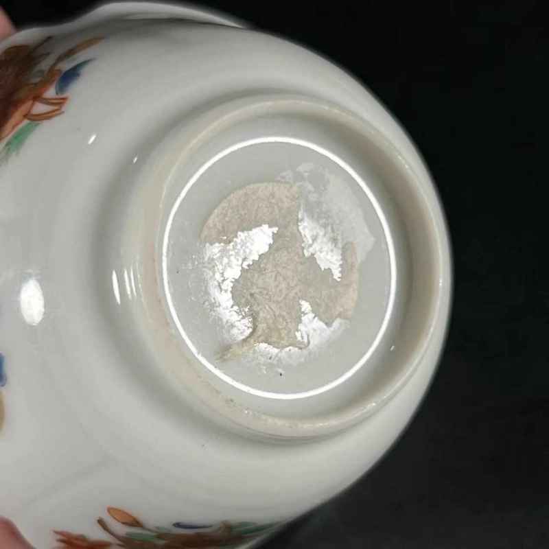 清雍正 粉彩杯碟一套 - 图11