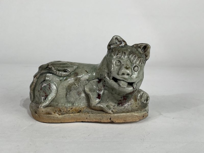 解放后 瓷猫摆件
