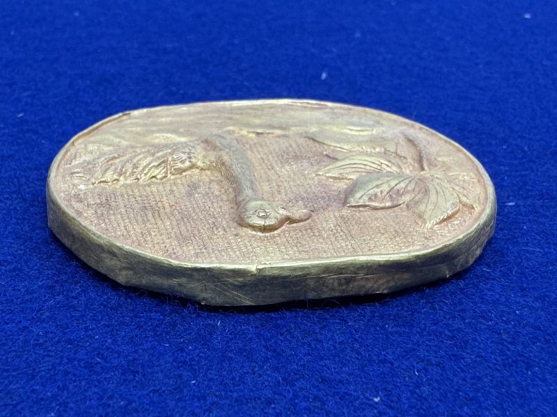 元-明 金質荷塘圖帶板一套十件 - 图60