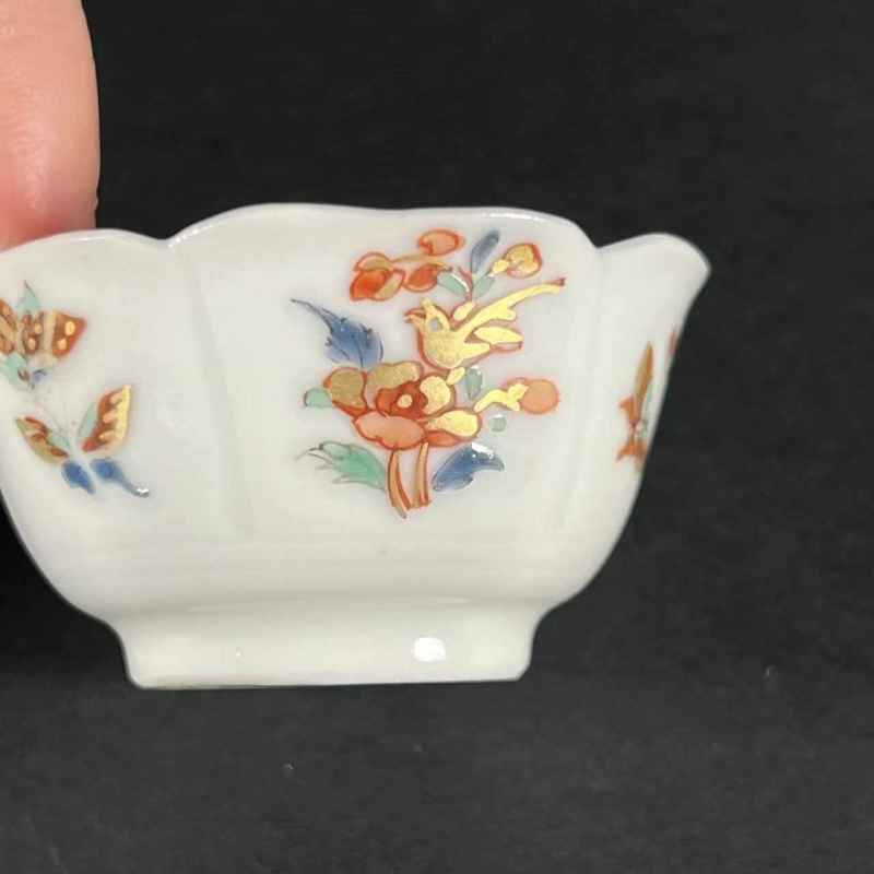 清雍正 粉彩杯碟一套 - 图12