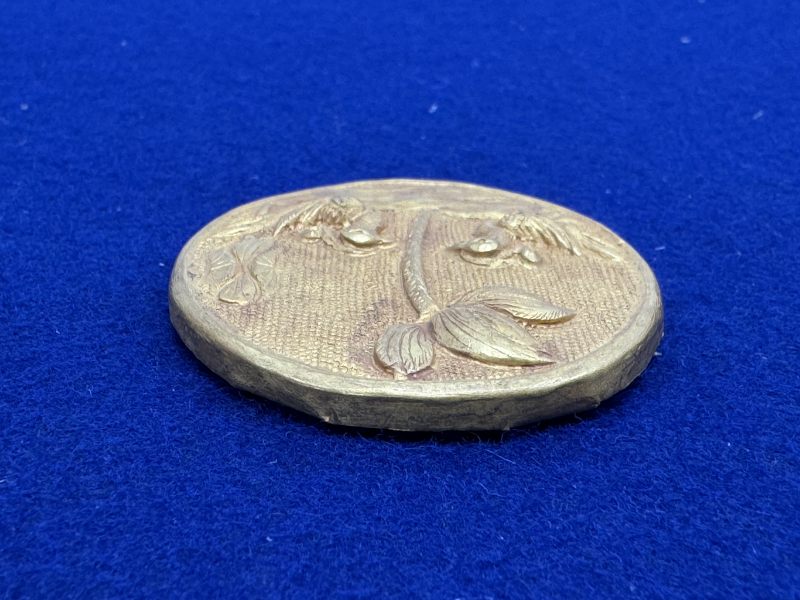 元-明 金質荷塘圖帶板一套十件 - 图30