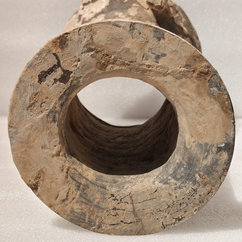 东汉 彩绘灰陶三层多枝灯 - 图120