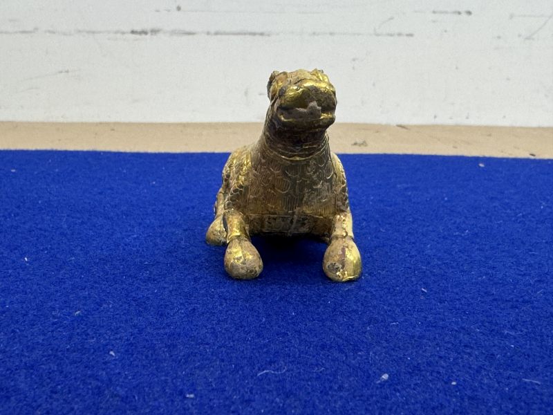 銅貼金箔瑞獸鎮 - 图3