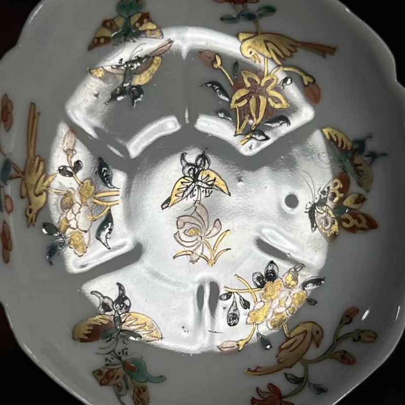 清雍正 粉彩杯碟一套 - 图14