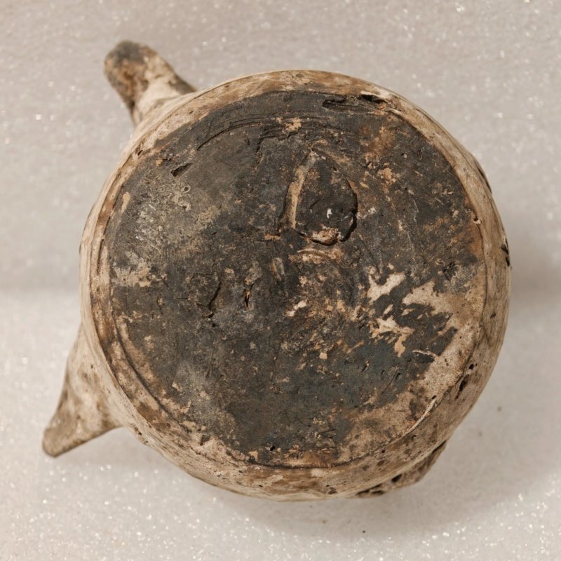 东汉 彩绘灰陶三层多枝灯 - 图29