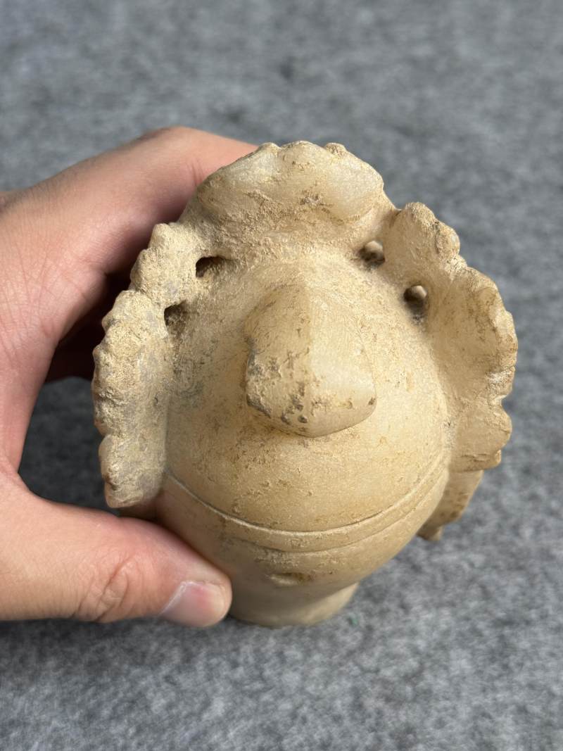 白大理石菩薩頭像 - 图11