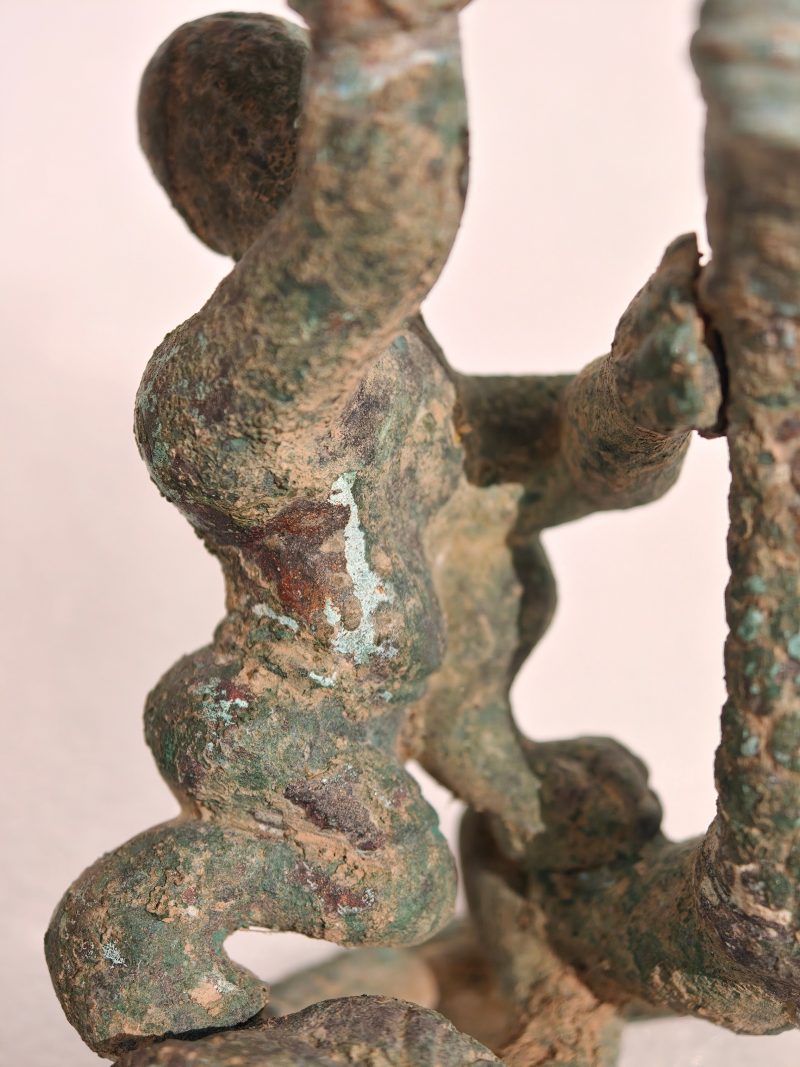 汉 青铜乘龙人物熏炉 - 图20