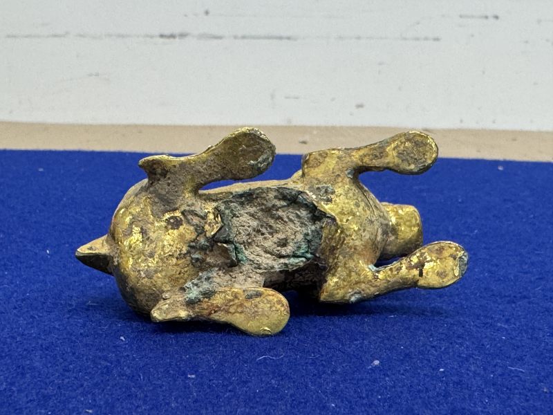 銅貼金箔瑞獸鎮 - 图7