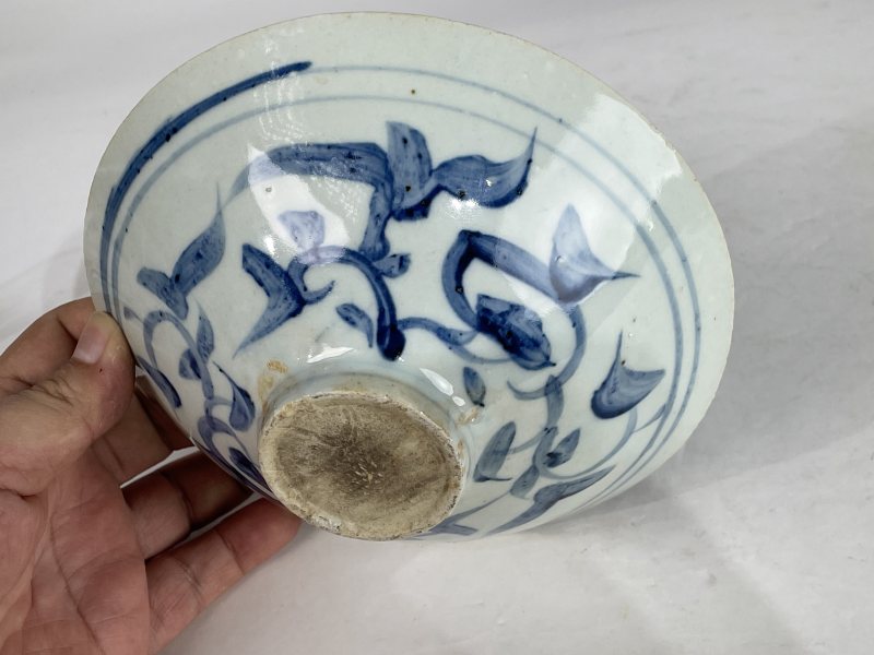 解放后 青花斗笠碗 - 图6