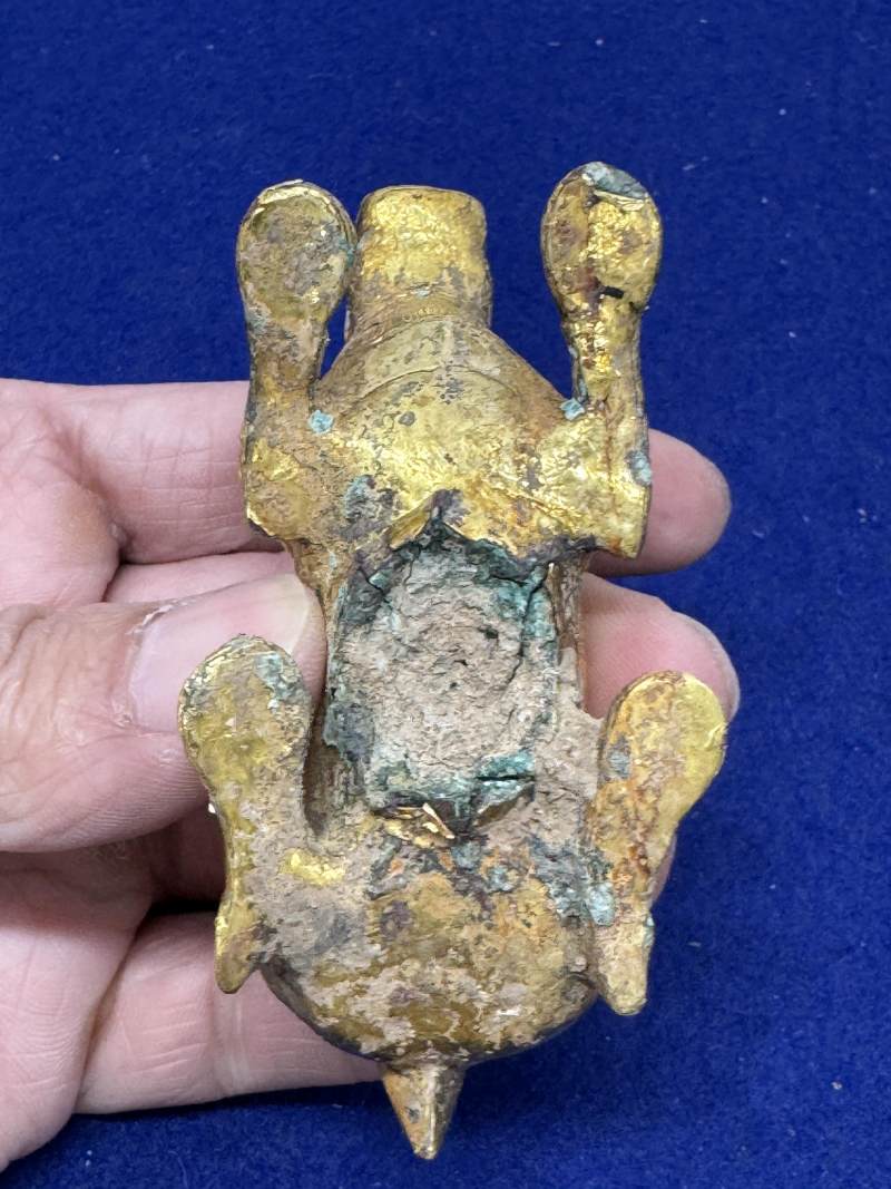 銅貼金箔瑞獸鎮 - 图9
