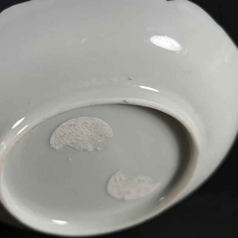 清雍正 粉彩杯碟一套 - 图17