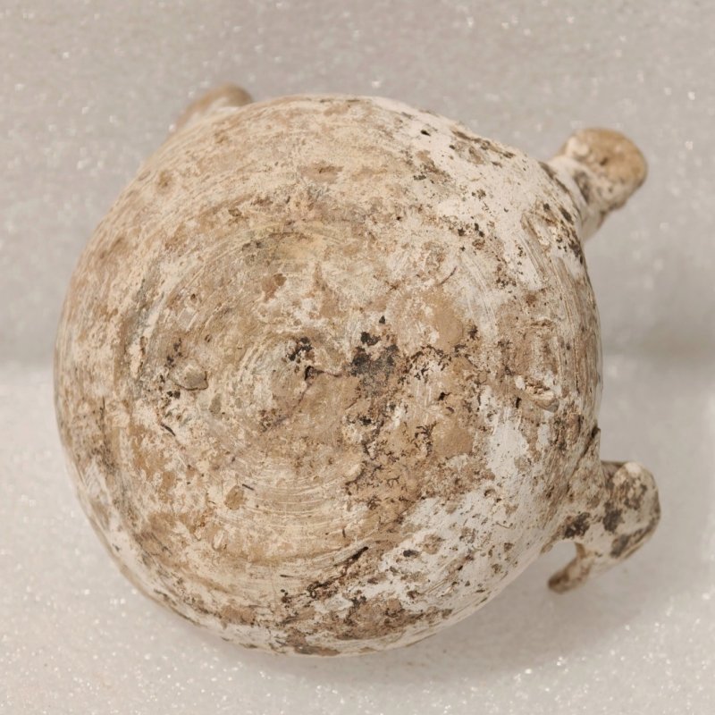 东汉 彩绘灰陶三层多枝灯 - 图40