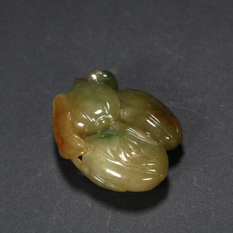 翡翠昆虫福瓜吊坠 - 图3
