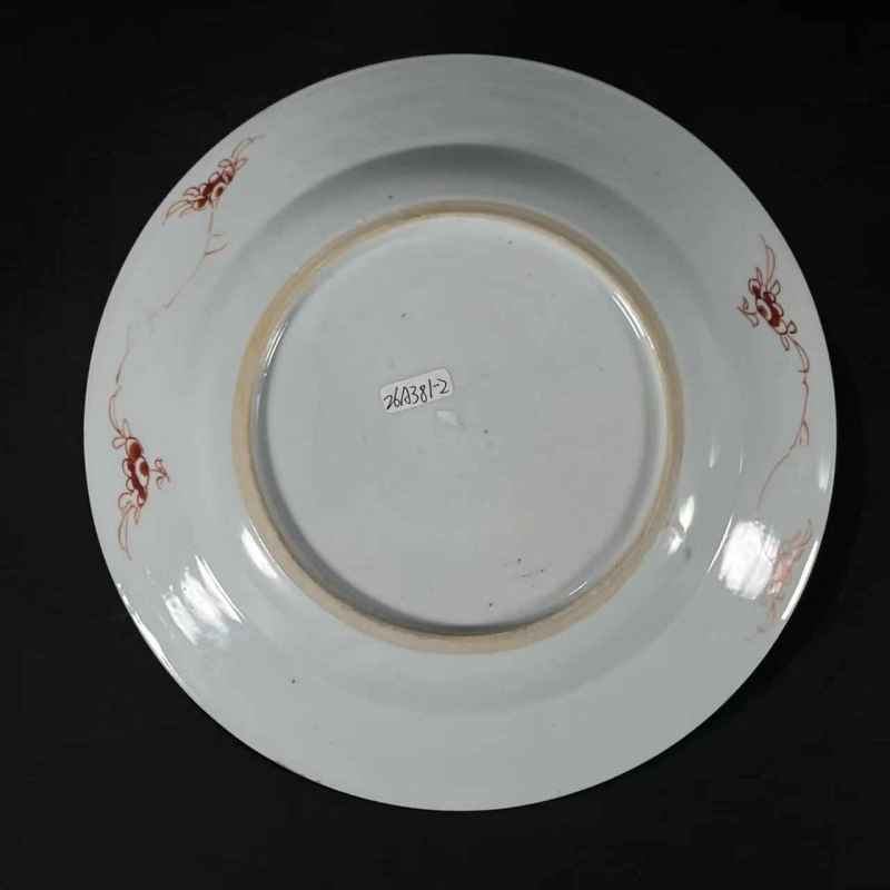 清雍正 粉彩花卉纹盘 - 图12