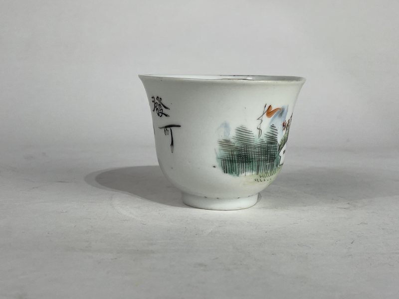 民国 粉彩杯 - 图4