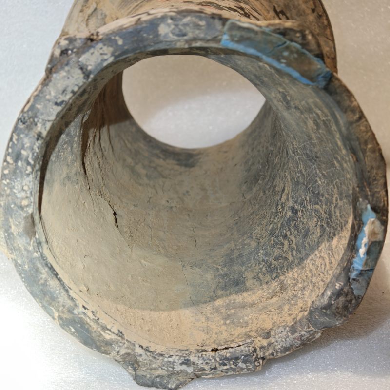 东汉 彩绘灰陶三层多枝灯 - 图127