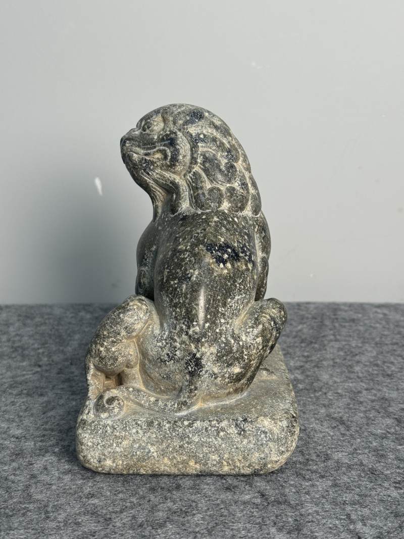 豹紋石坐獅 - 图4