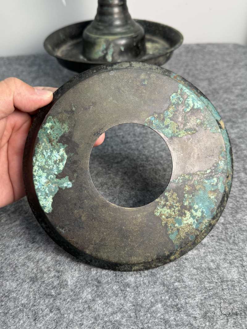 銅盤口燭臺 - 图7