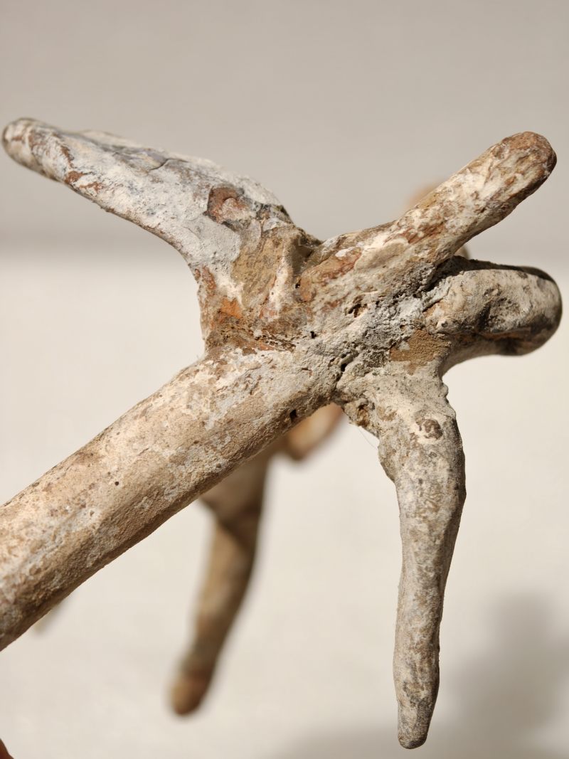 东汉 彩绘灰陶三层多枝灯 - 图134