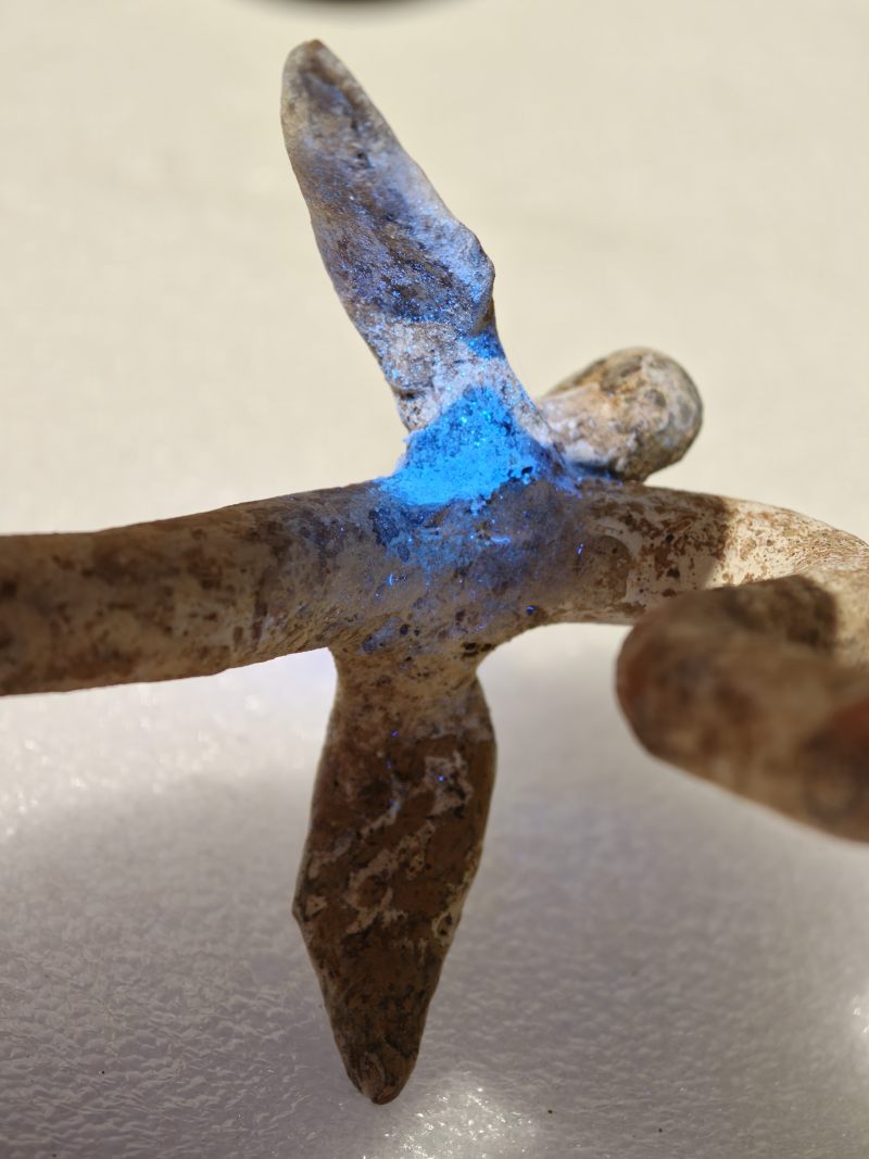 东汉 彩绘灰陶三层多枝灯 - 图136
