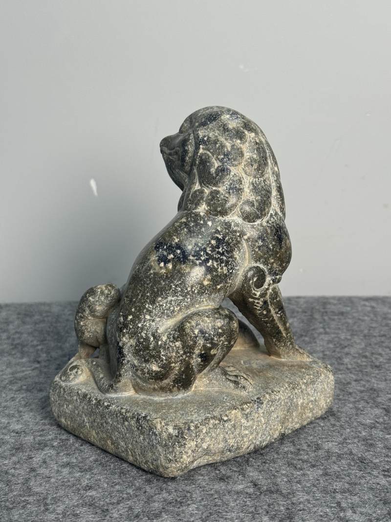 豹紋石坐獅 - 图5