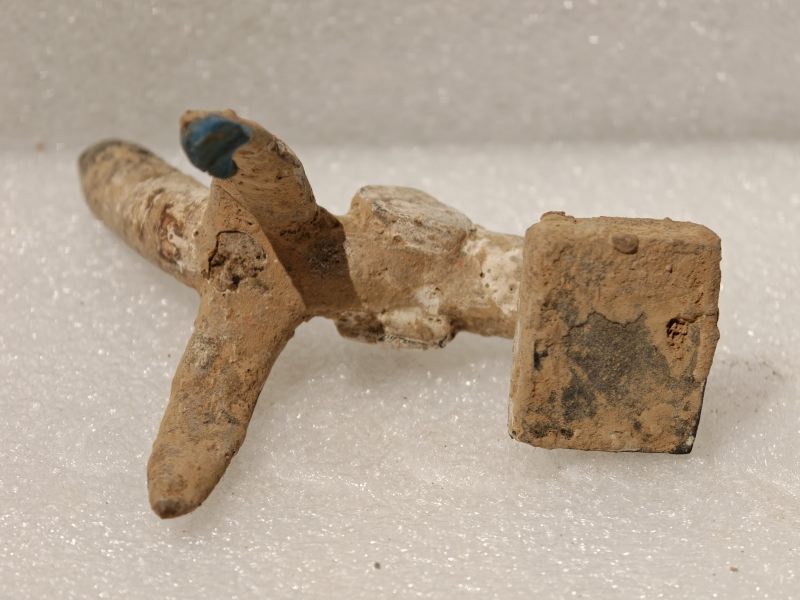 东汉 彩绘灰陶三层多枝灯 - 图51