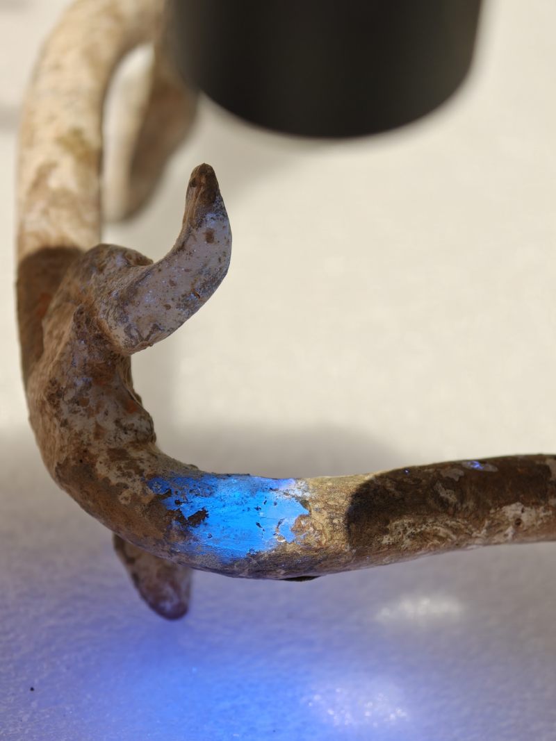 东汉 彩绘灰陶三层多枝灯 - 图139