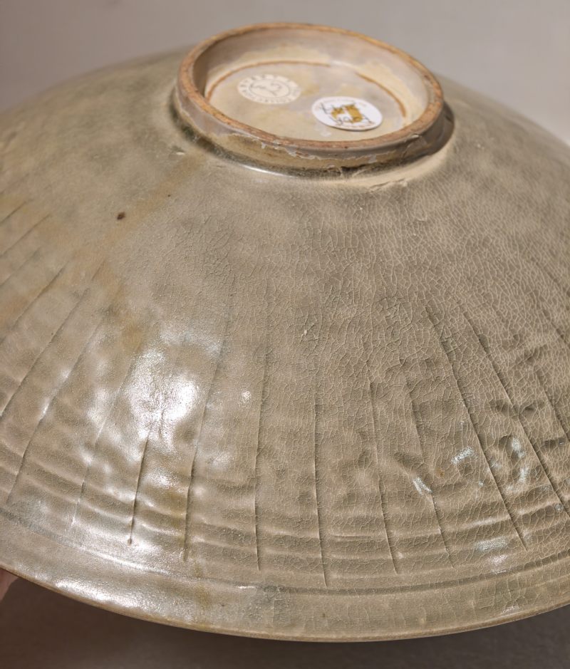 宋至金 耀州窑青釉印花大碗 - 图9