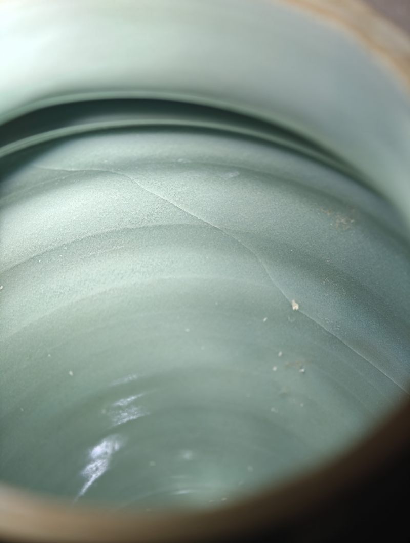 南宋 龙泉窑青釉凤钮五管盖瓶 - 图19