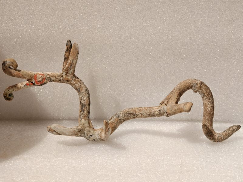 东汉 彩绘灰陶三层多枝灯 - 图141