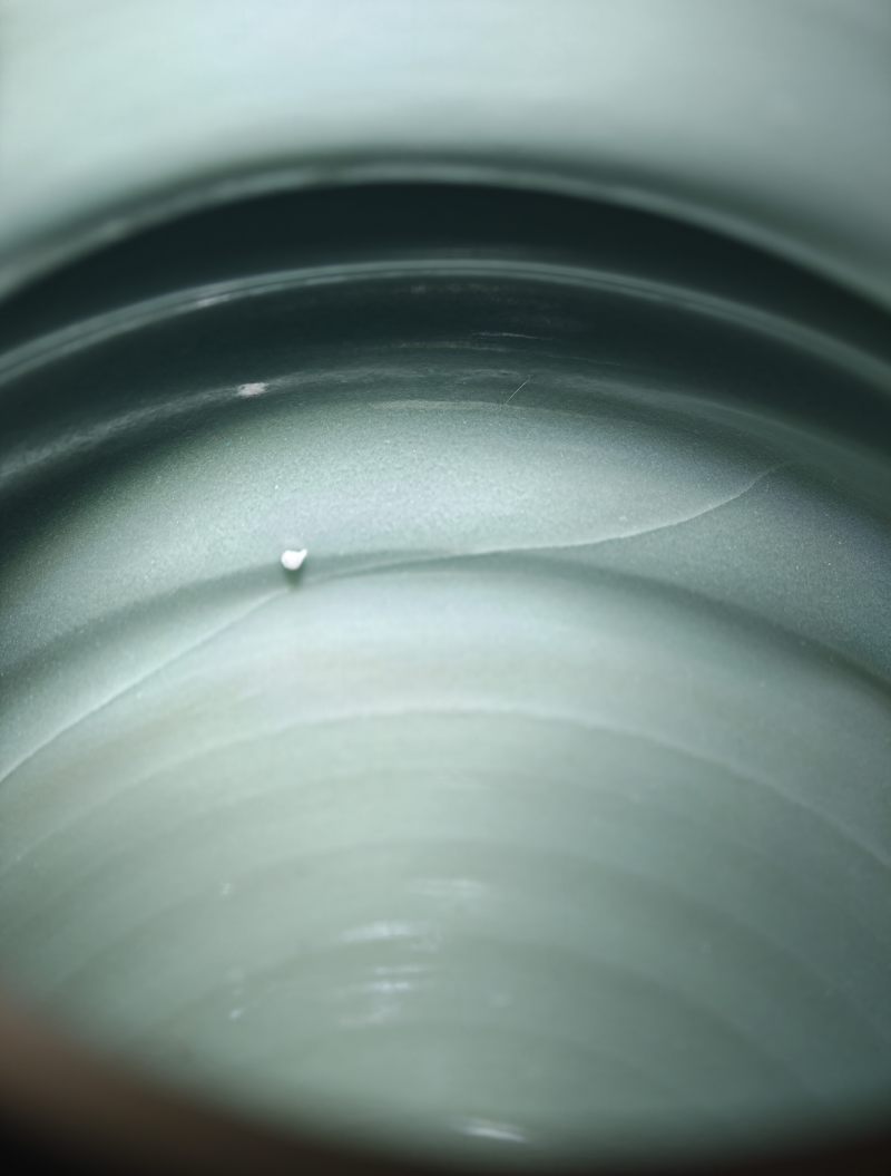 南宋 龙泉窑青釉凤钮五管盖瓶 - 图21