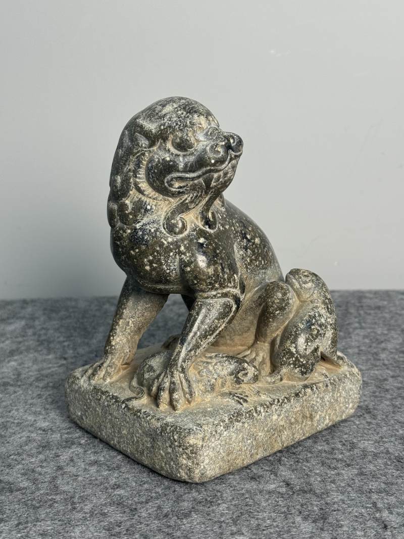 豹紋石坐獅 - 图9