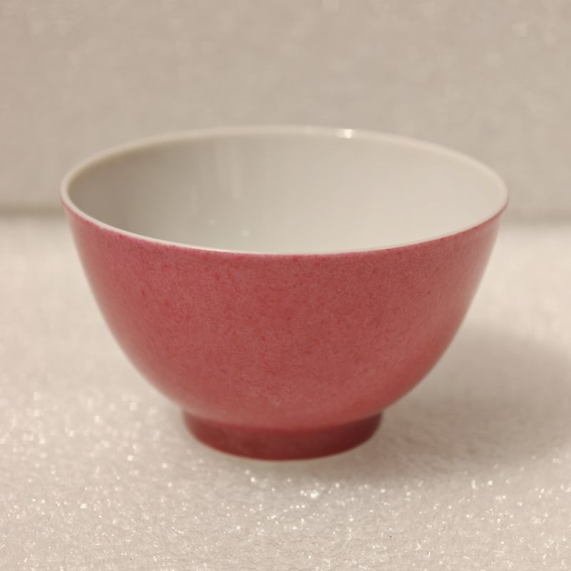 清康熙晚期至雍正早期 胭脂红釉杯 - 图4