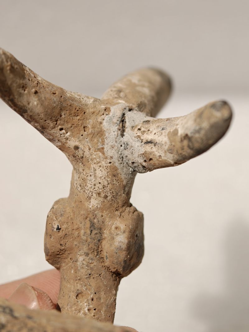 东汉 彩绘灰陶三层多枝灯 - 图63