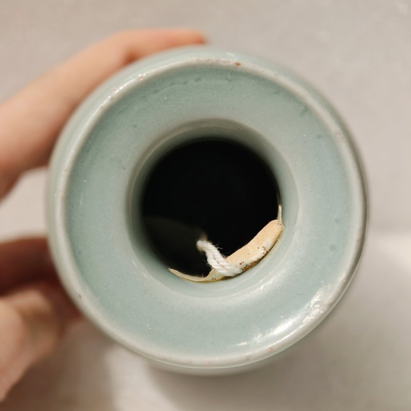 南宋 龙泉窑青釉纸槌瓶 - 图8
