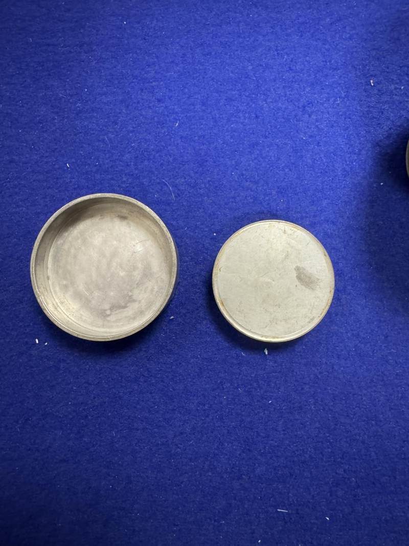 清 山水詩文錫茶葉罐 - 图10