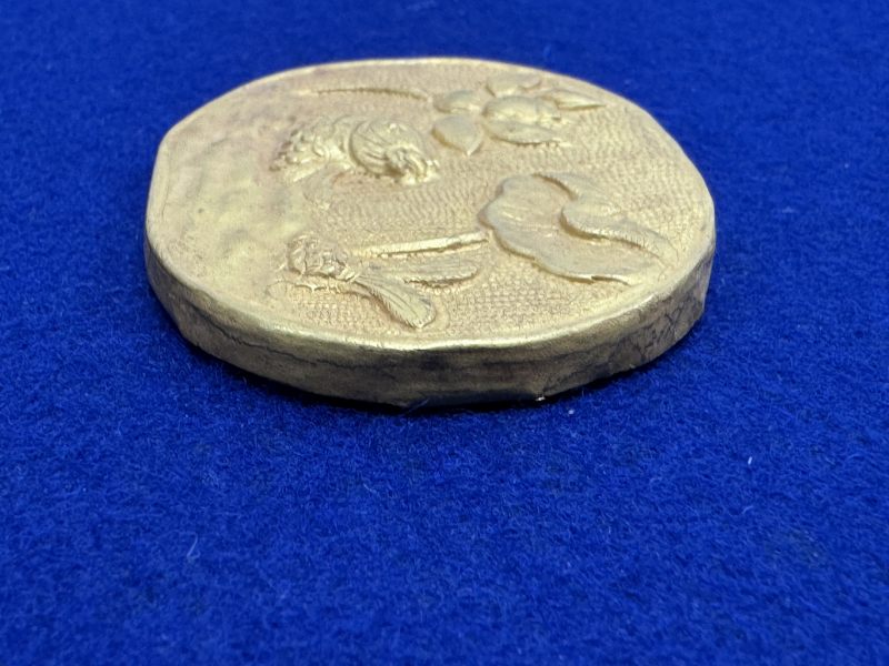 元-明 金質荷塘圖帶板一套十件 - 图5