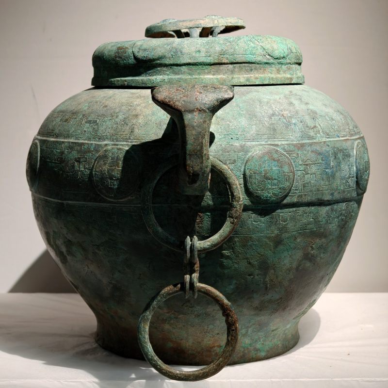 春秋 蟠虺纹青铜盥缶 - 图5