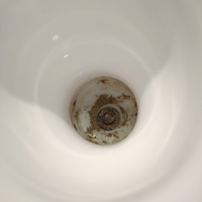 清乾隆 白套蓝料缠枝花卉纹烛台一对 - 图15