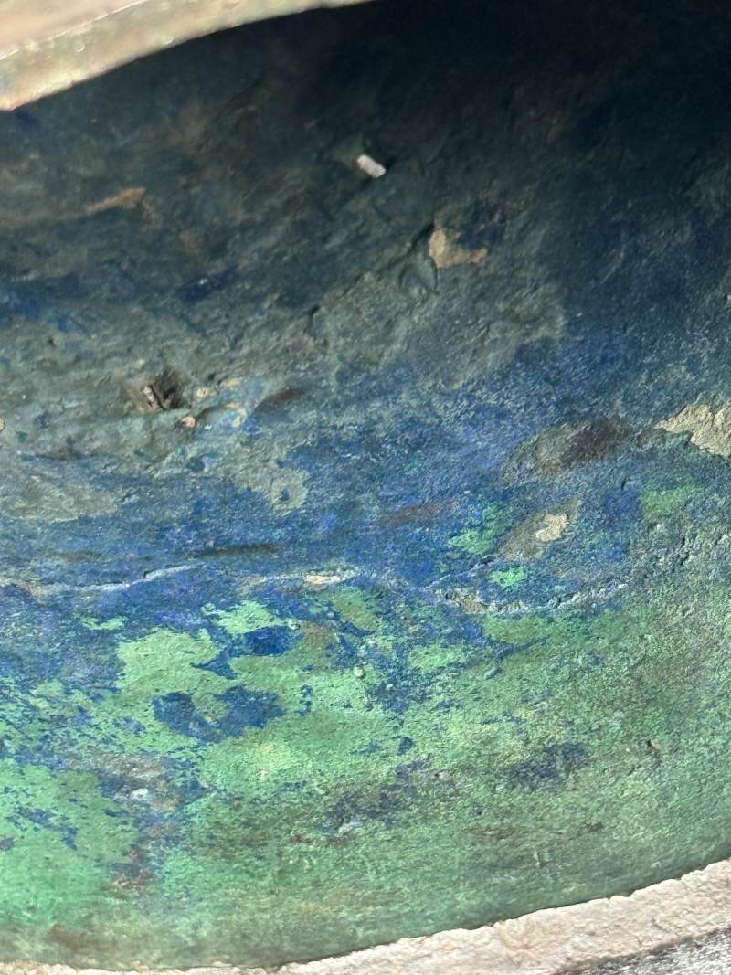青銅交龍紋鈕鐘 - 图12