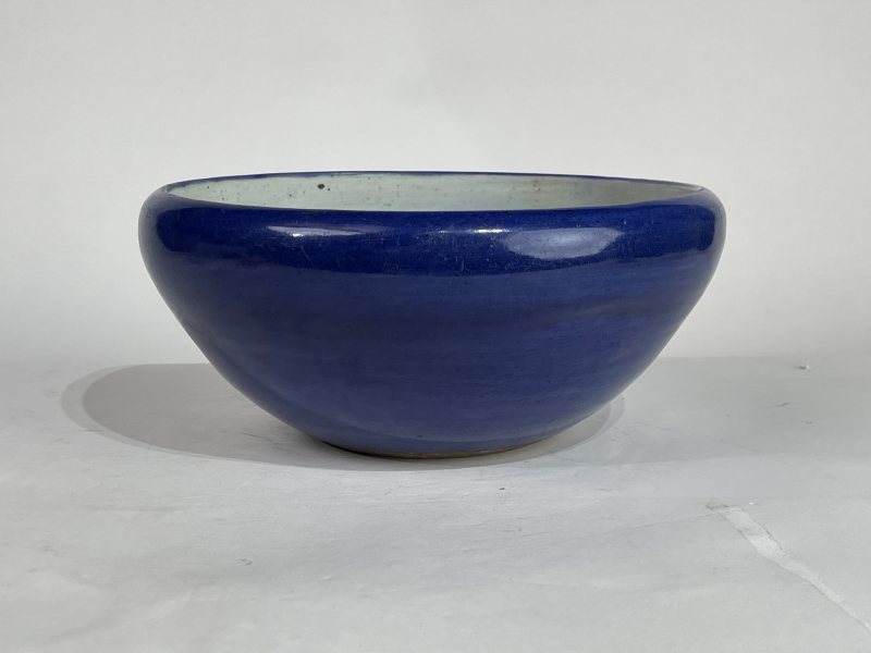 清中期 霁蓝釉钵式炉 - 图4