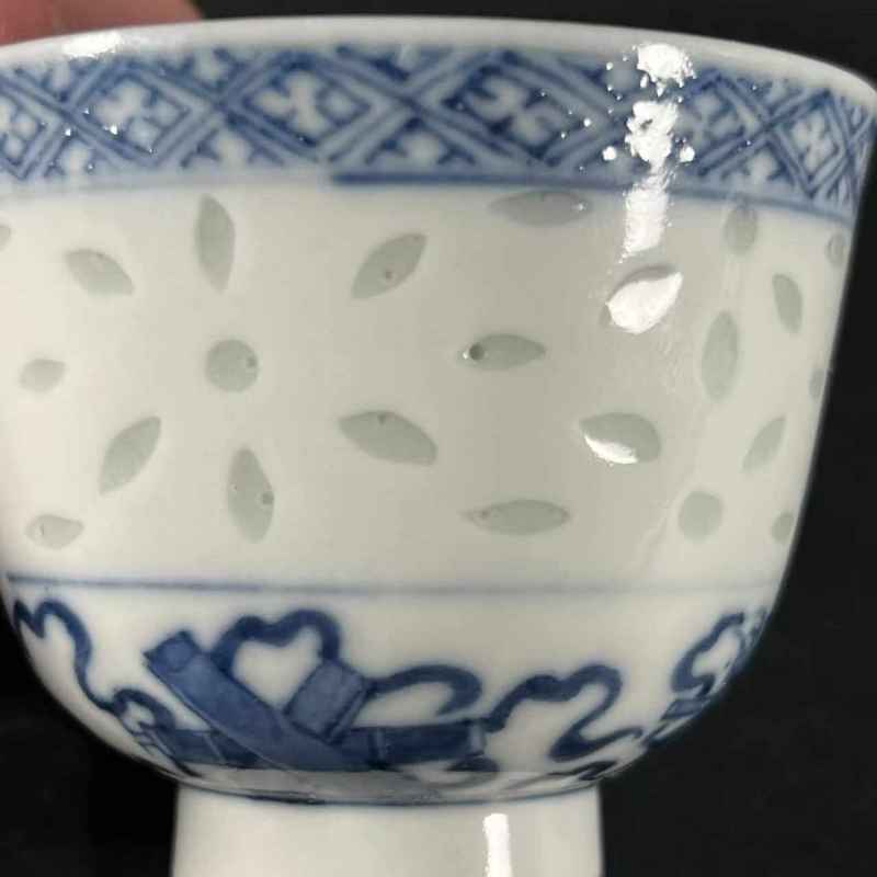 清晚期 玲珑瓷杯 - 图10