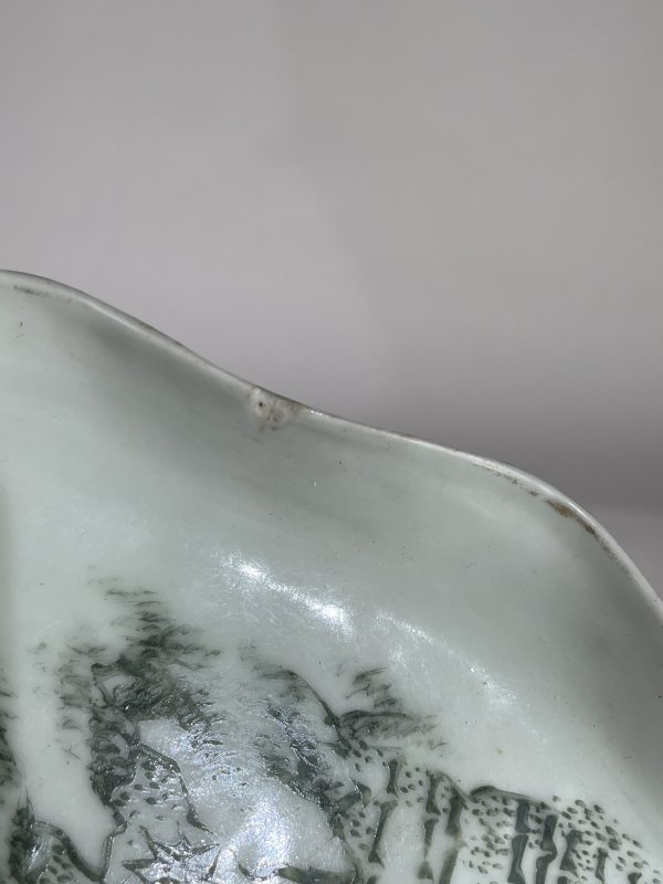 民国 绿彩茶盘 - 图9