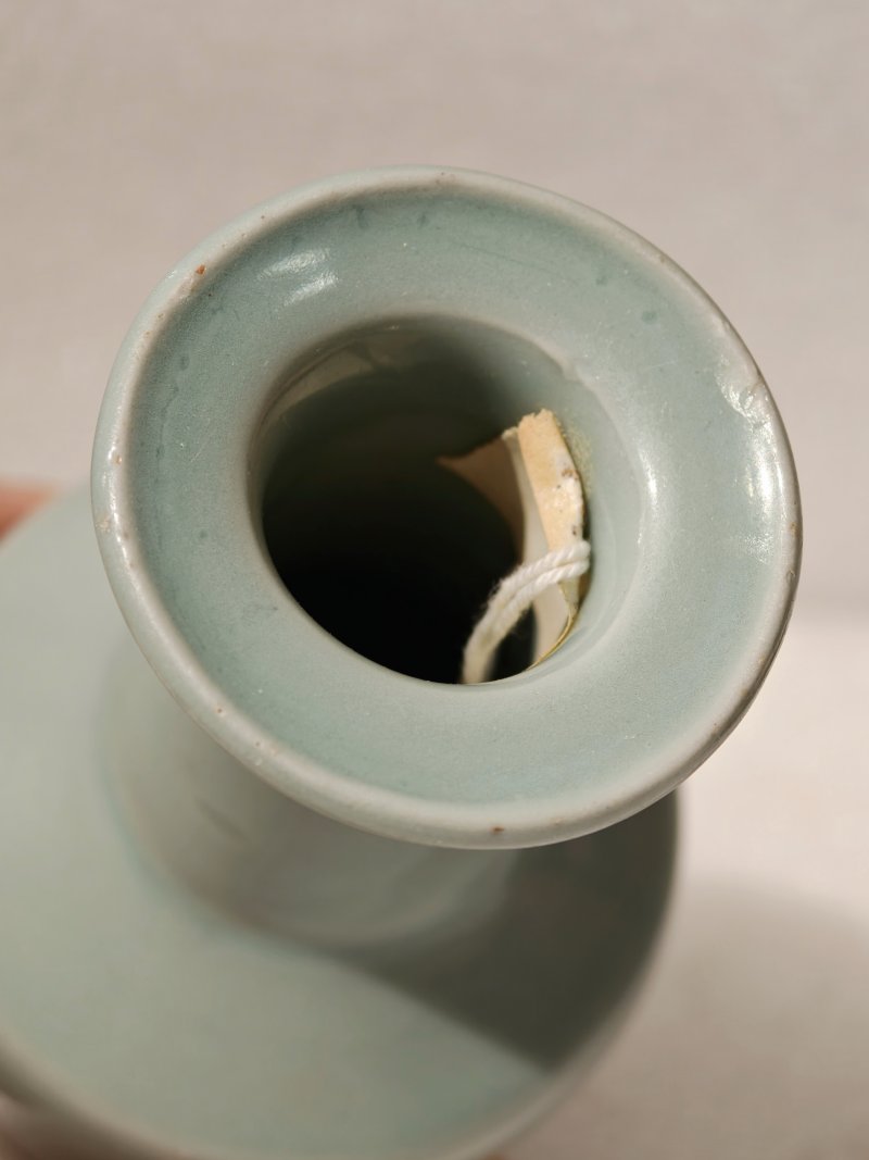 南宋 龙泉窑青釉纸槌瓶 - 图11