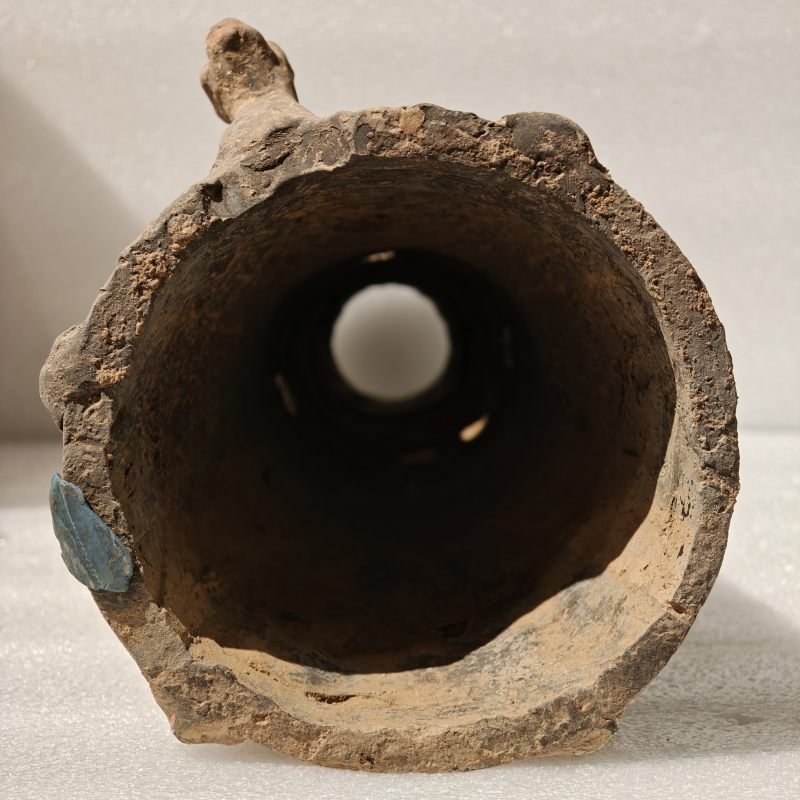 东汉 彩绘灰陶三层多枝灯 - 图159